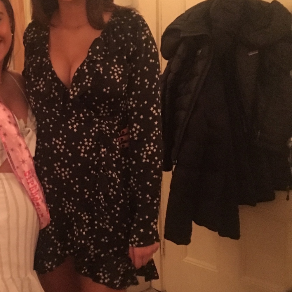 Slip long sleeve dress